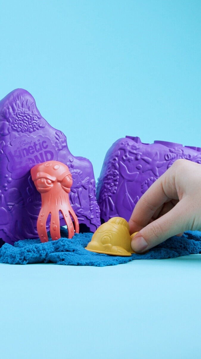 Kinetic Sand - Koralrev Skjulested Sæt