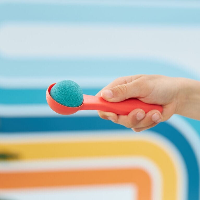 Kinetic Sand - Mold N Flow - Magisk Sand Sæt - Turkis Og Rød
