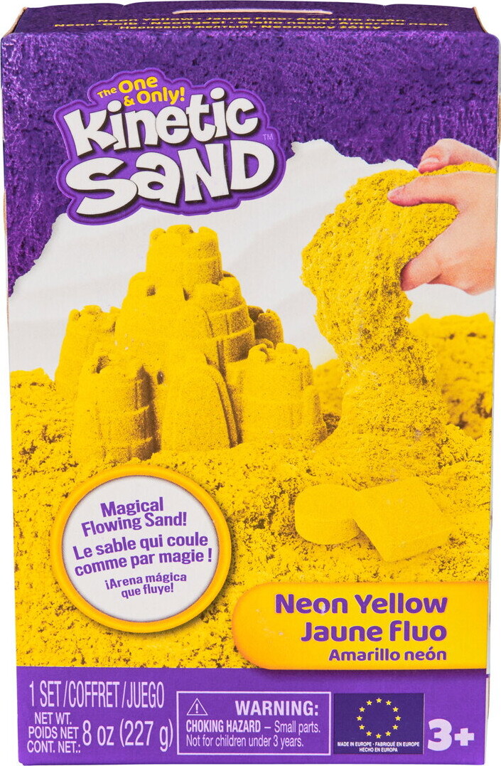 Kinetic Sand - Neonboks Med Primærfarver