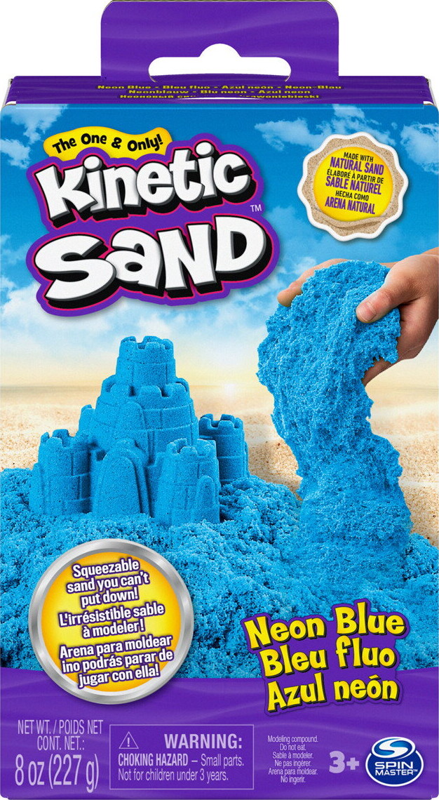 Kinetic Sand - Neonboks Med Primærfarver