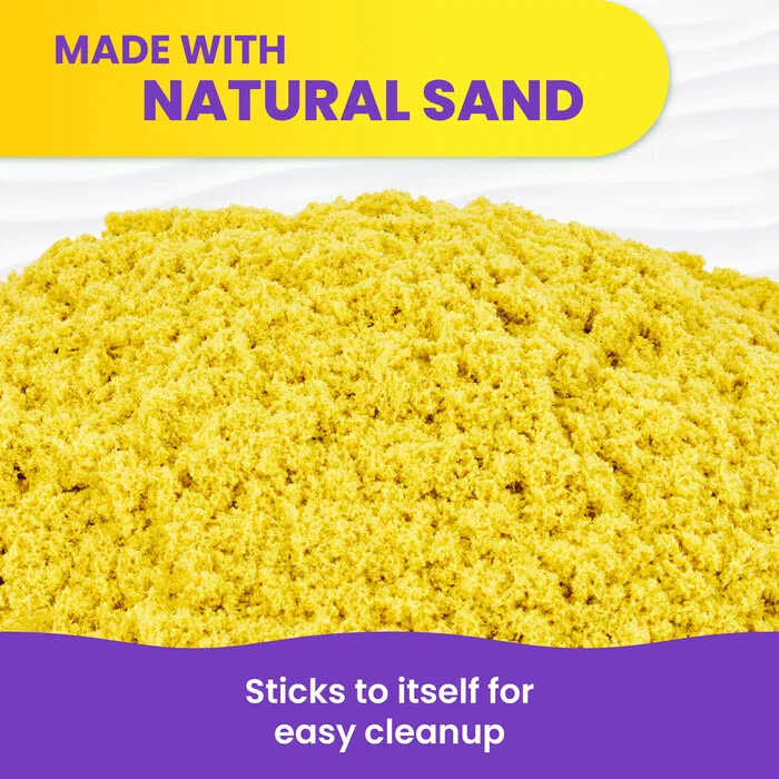 Kinetic Sand - Primærfarver Pose - 2 7Kg