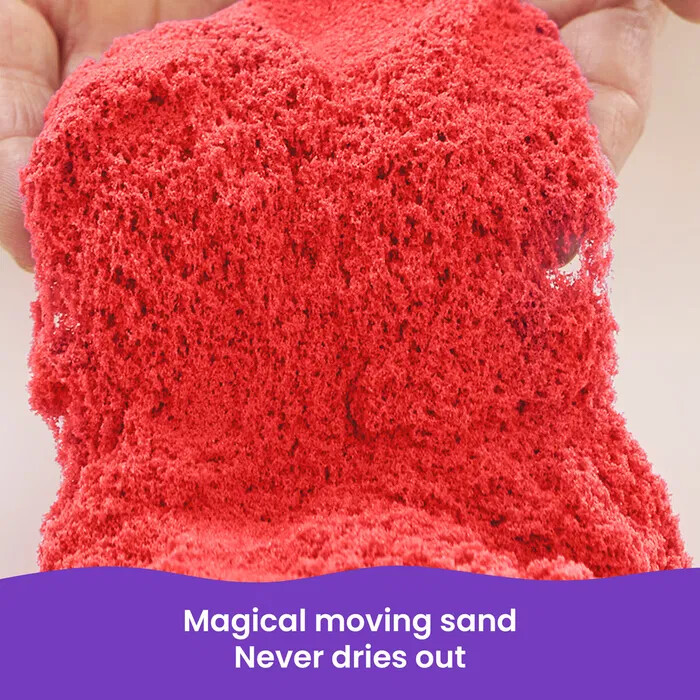 Kinetic Sand - Primærfarver Pose - 2 7Kg