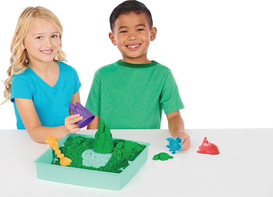 Kinetic Sand - Sandbox Sæt - Grøn