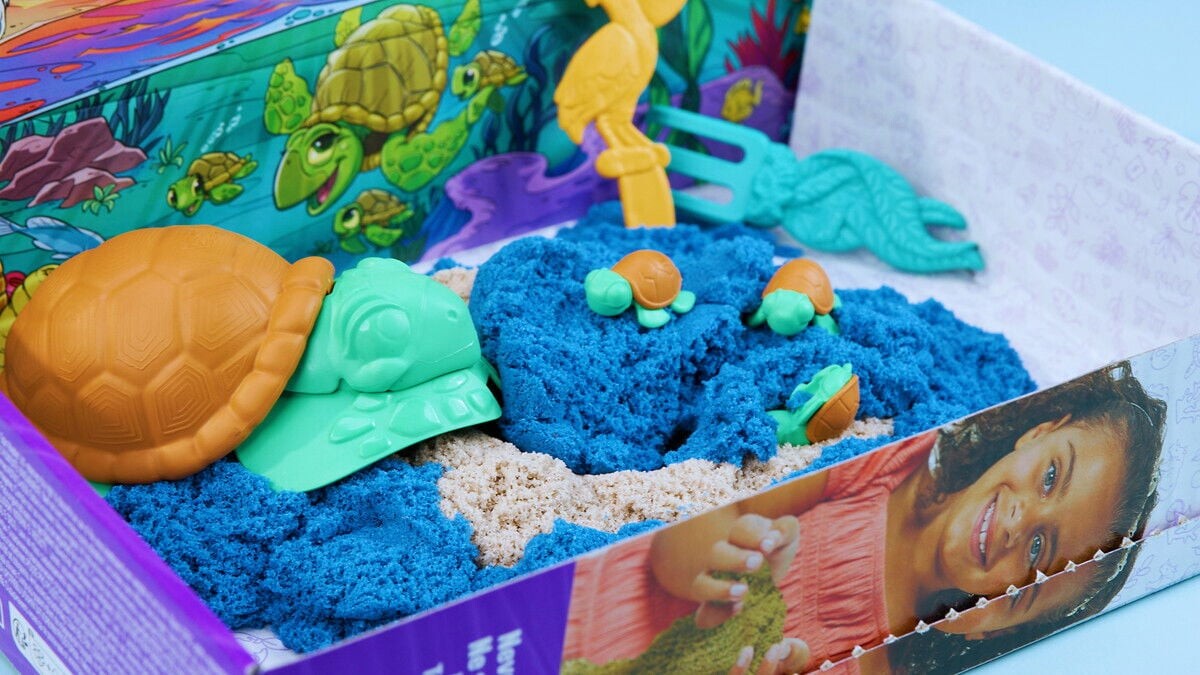 Kinetic Sand - Project Planet - Skildpaddestrand Sæt