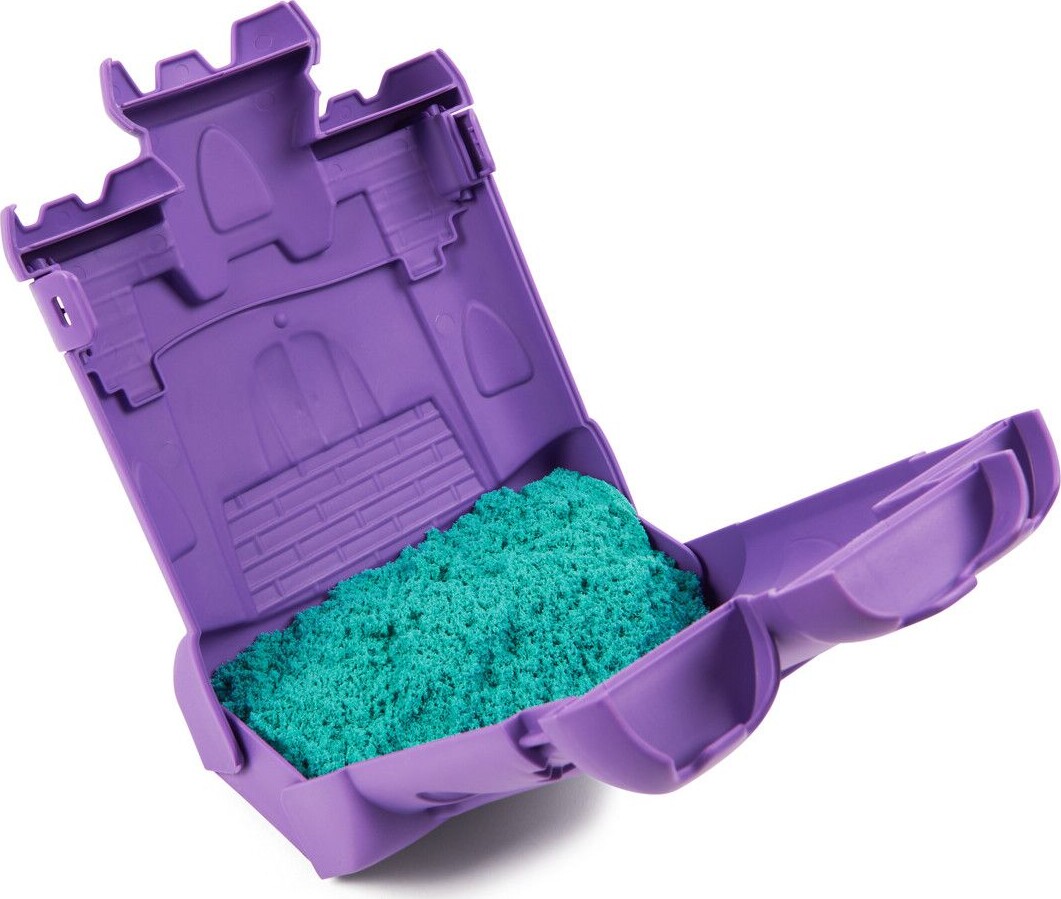 Kinetic Sand - Castle Case Legesæt Med Kinetisk Sand - Grøn