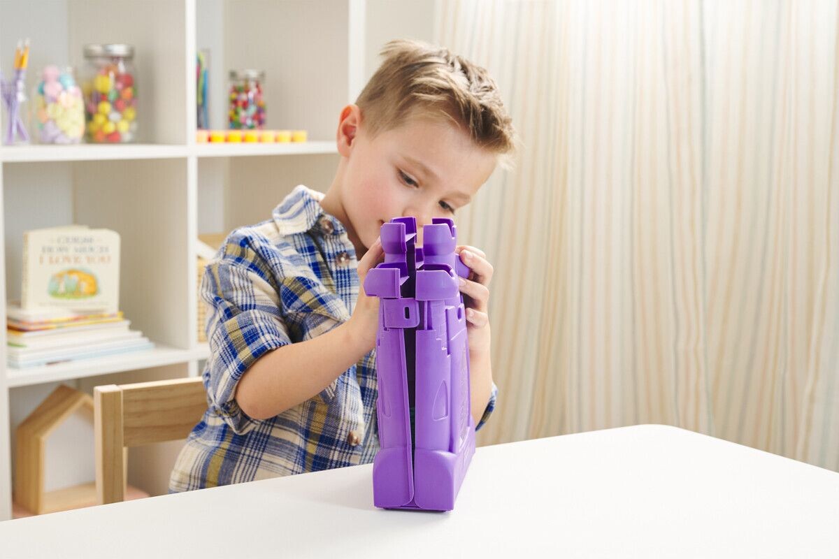 Kinetic Sand - Castle Case Legesæt Med Kinetisk Sand - Grøn