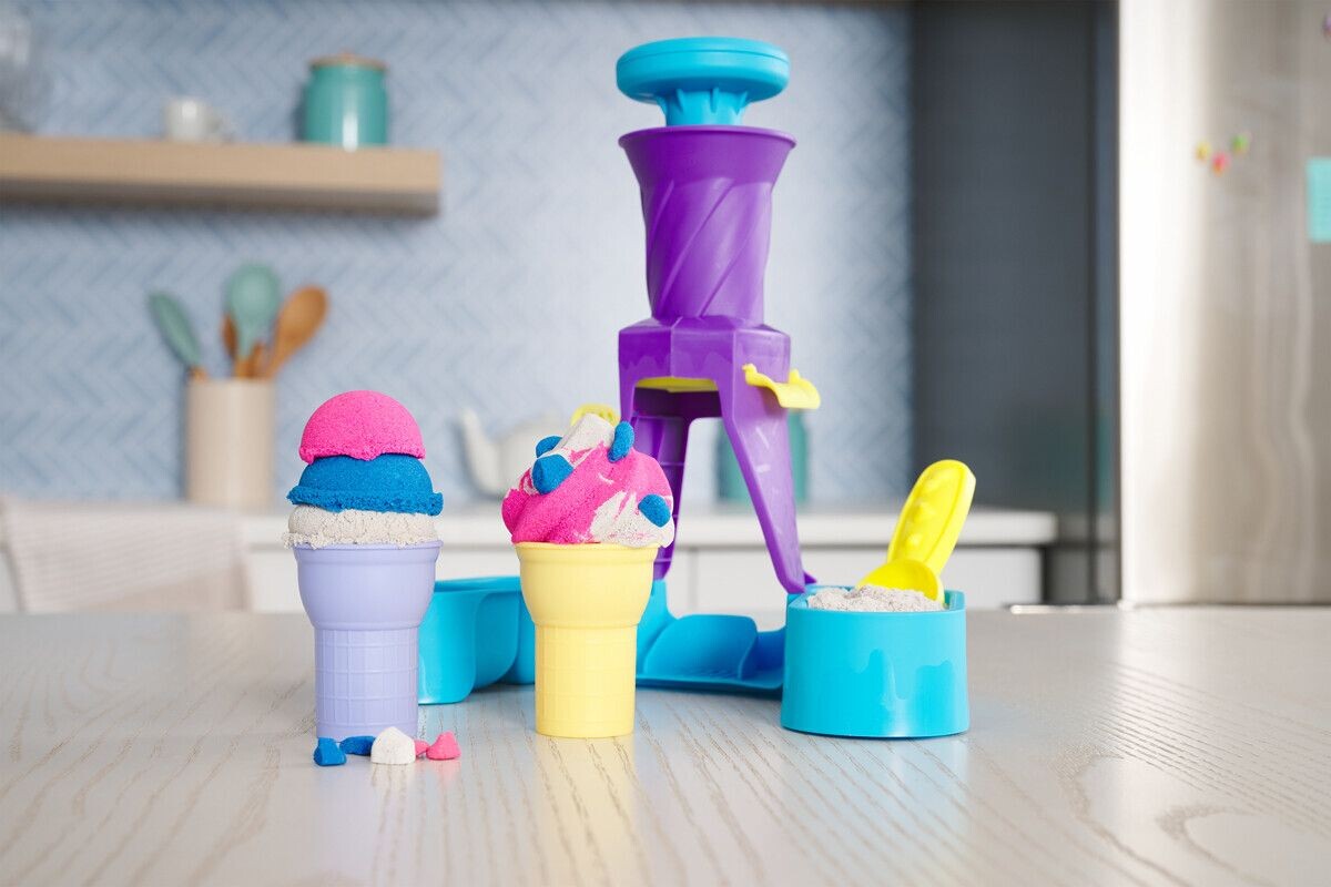 Kinetic Sand - Is Maskine Legesæt - Soft Serve Station