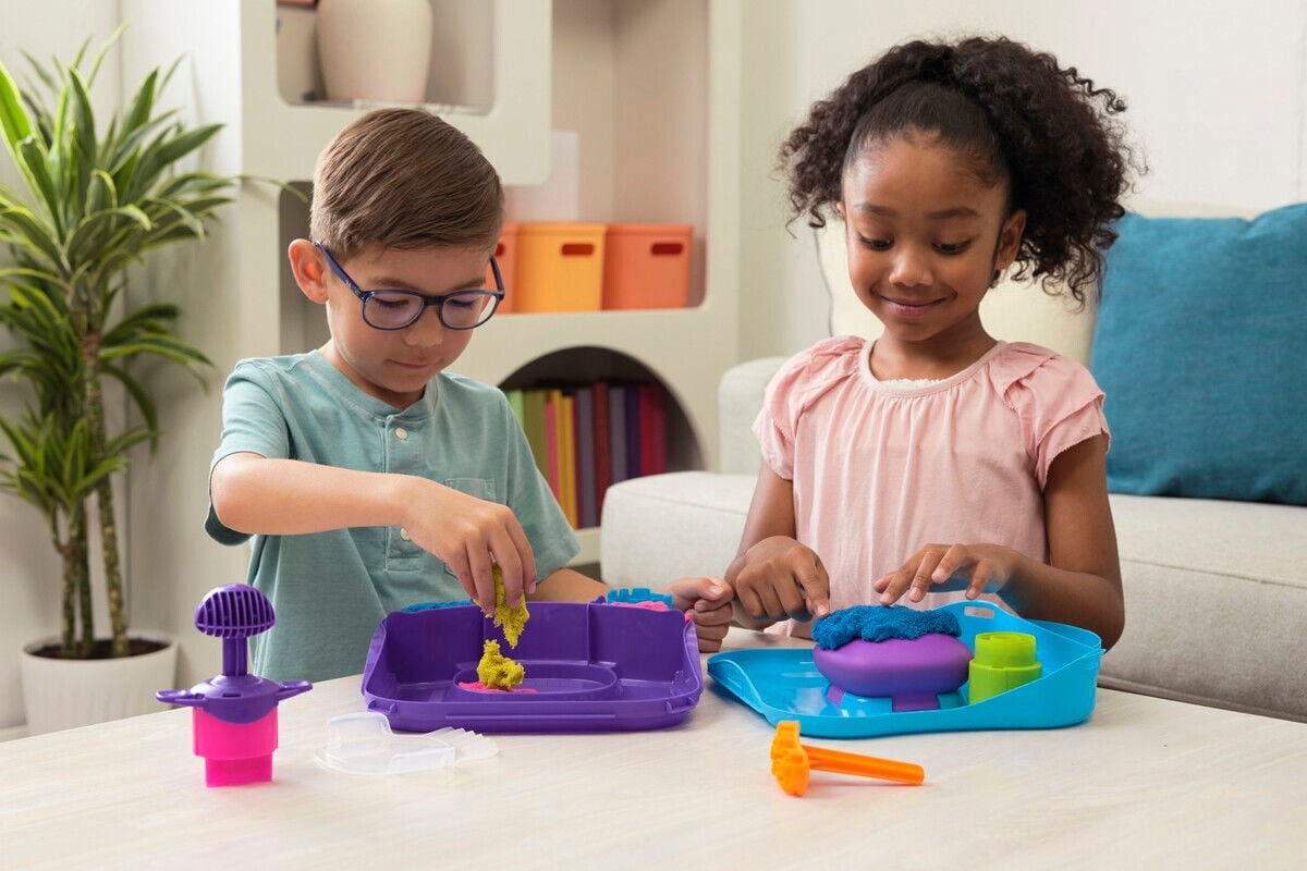 Kinetic Sand - Squishmotion - Kuffert Sæt