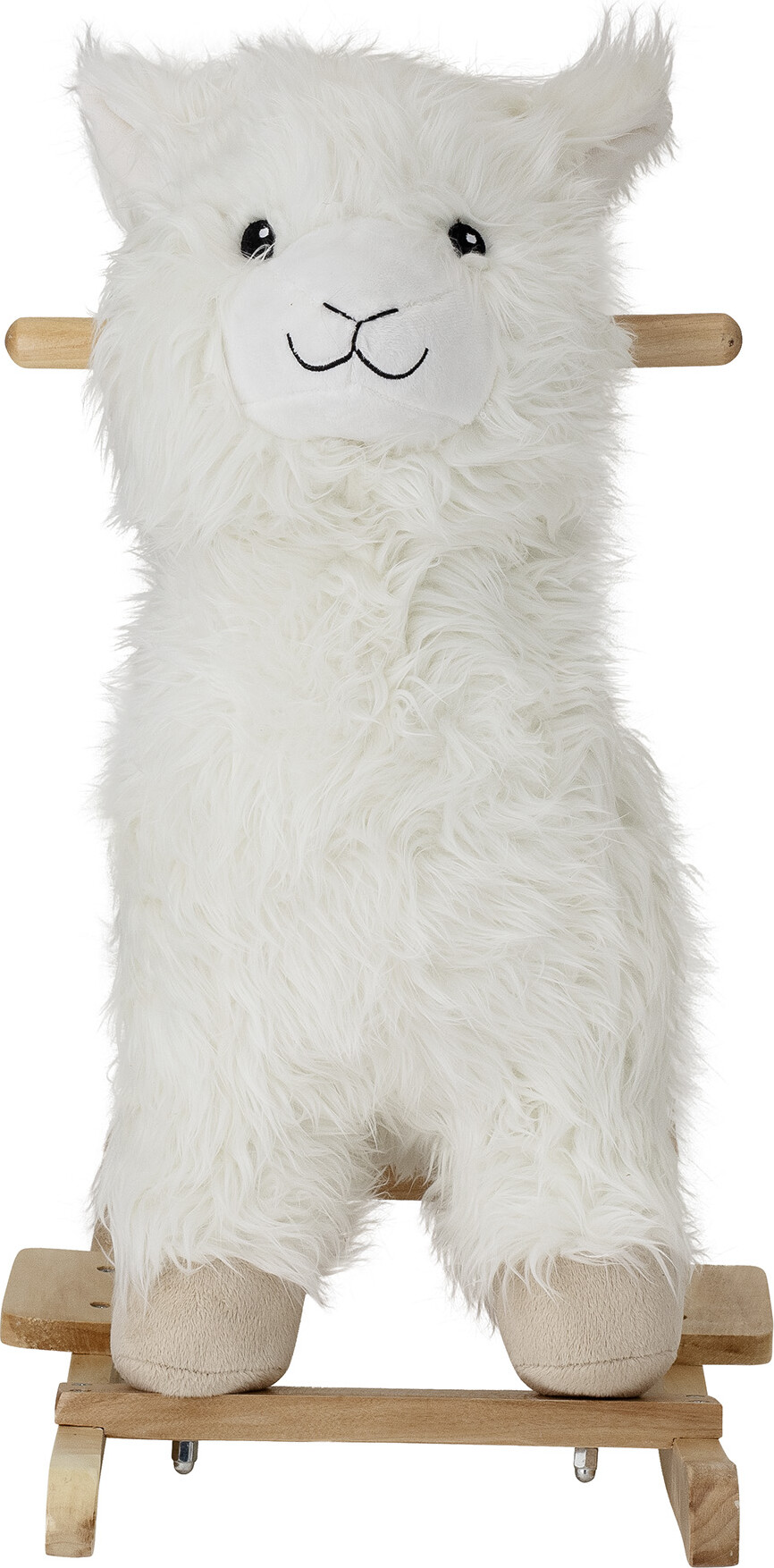 Bloomingville Mini - Kinto Gyngehest - Lama - Hvid - Polyester