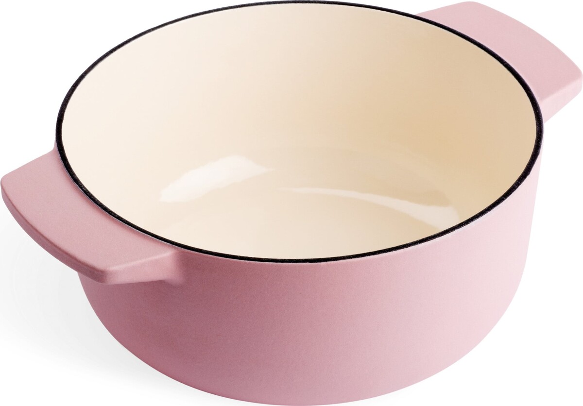 Kitchenaid - Cast Iron Casserole - Dried Rose - 22 Cm33L