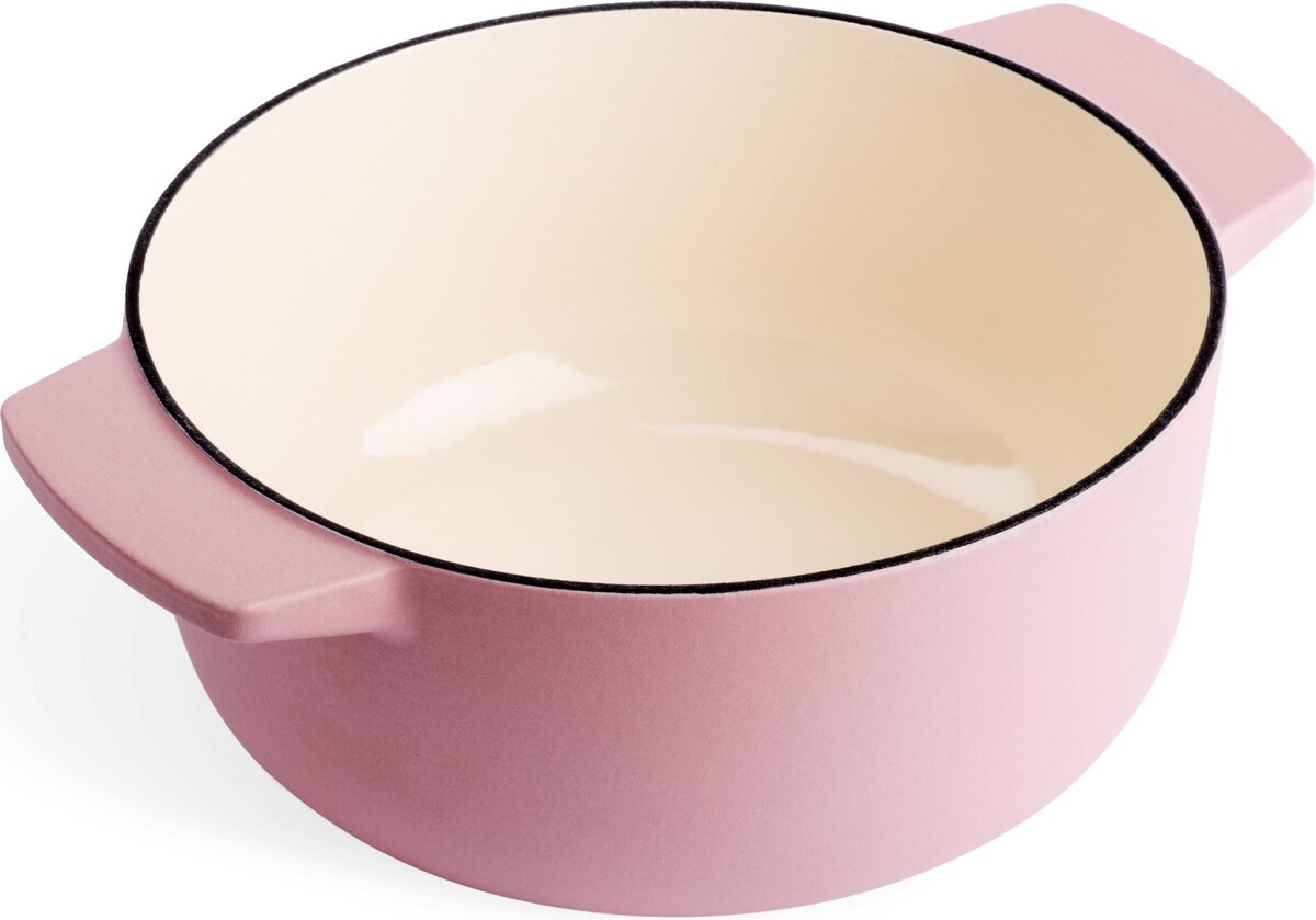 Kitchenaid - Cast Iron Casserole - Dried Rose - 26 Cm