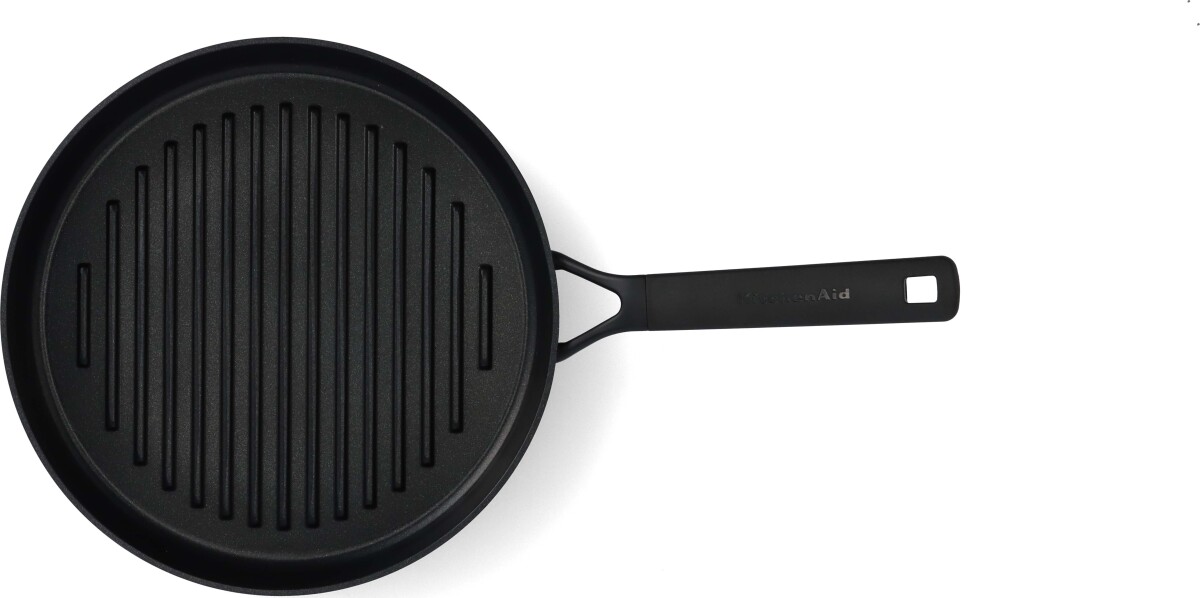 Kitchenaid - Classic Forged Round Grillpan - Black - 28 Cm