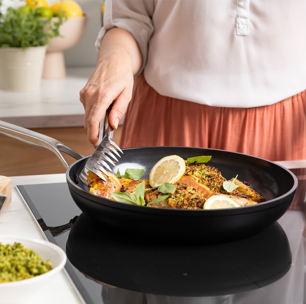Kitchenaid - Forged Hardened Aluminium Frypan - Black - 30 Cm