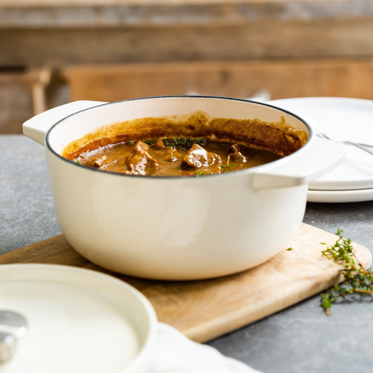 Kitchenaid - Ka-Casserole - Almond Cream - 22 Cm