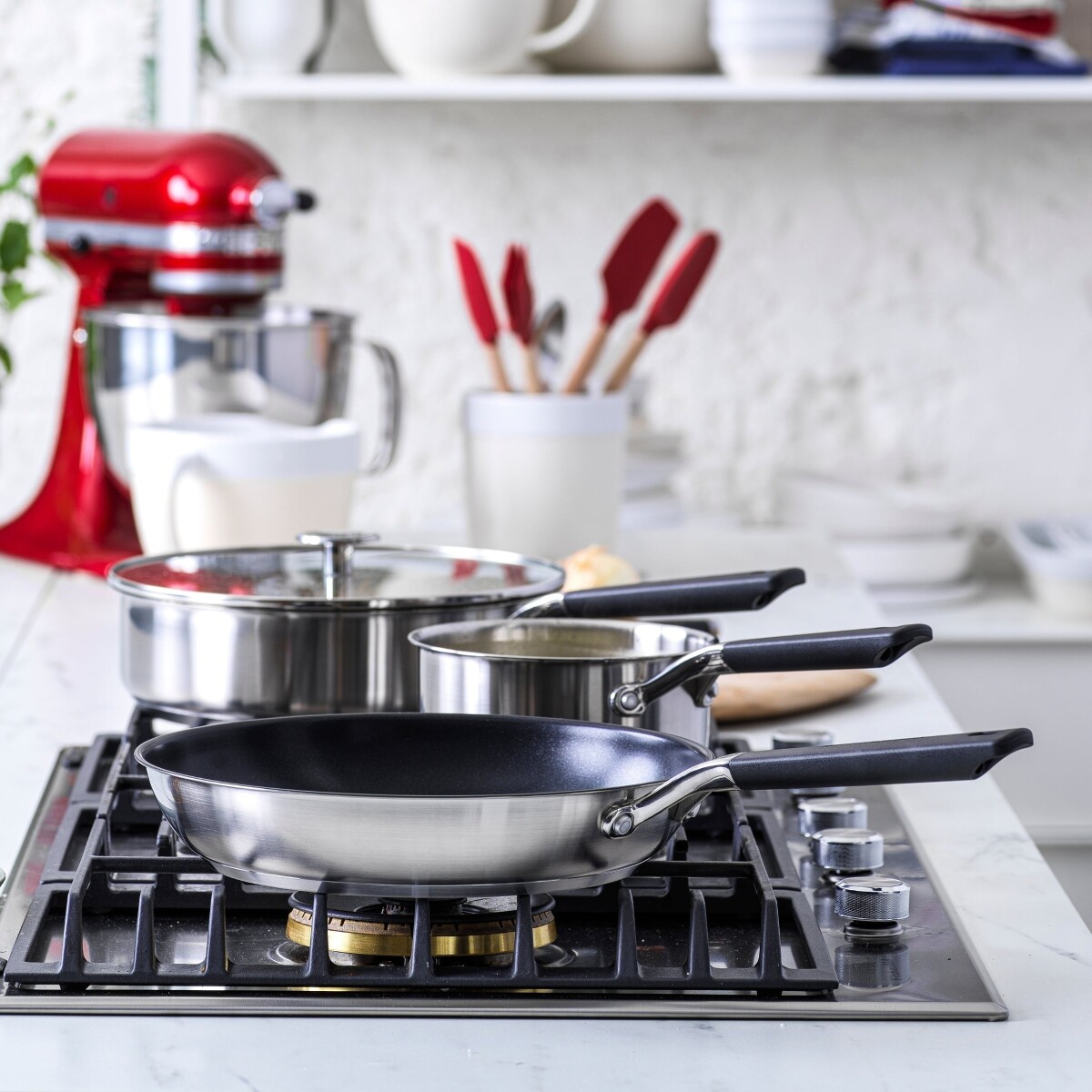 Kitchenaid - Ka-Classic Stainless Steel Openfrypan - Silver - 30 Cm