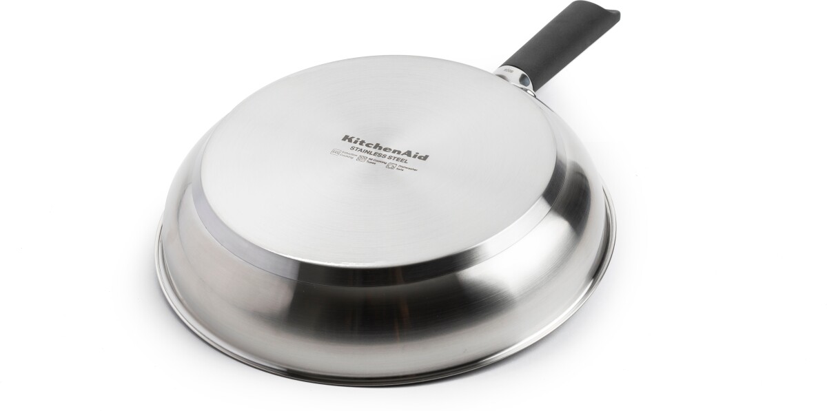 Kitchenaid - Ka-Classic Stainless Steel Openfrypan - Silver - 30 Cm