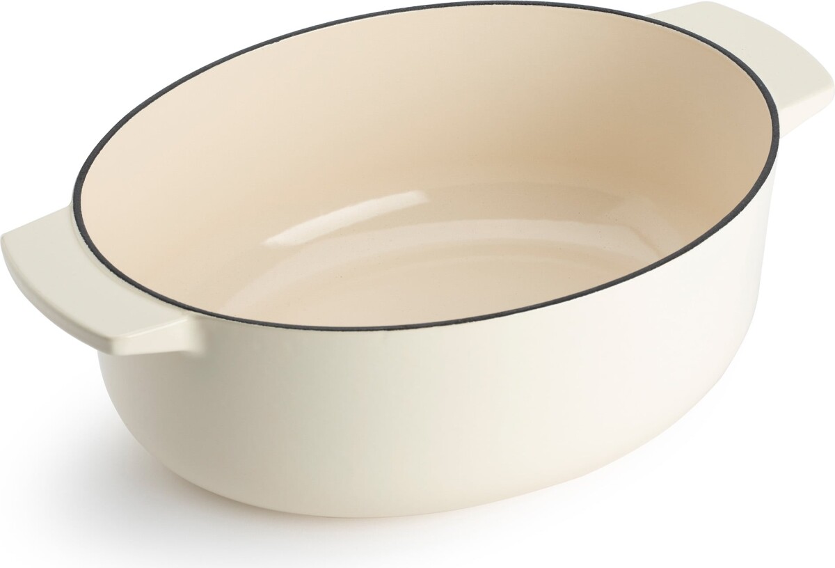 Kitchenaid - Ka-Oval Casserole - Almond Cream - 30 Cm56L