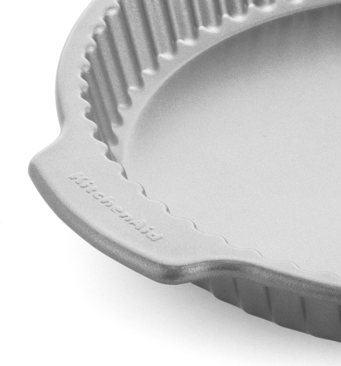 Kitchenaid - Metal Bakeware Quicheform - Silver - 28 Cm