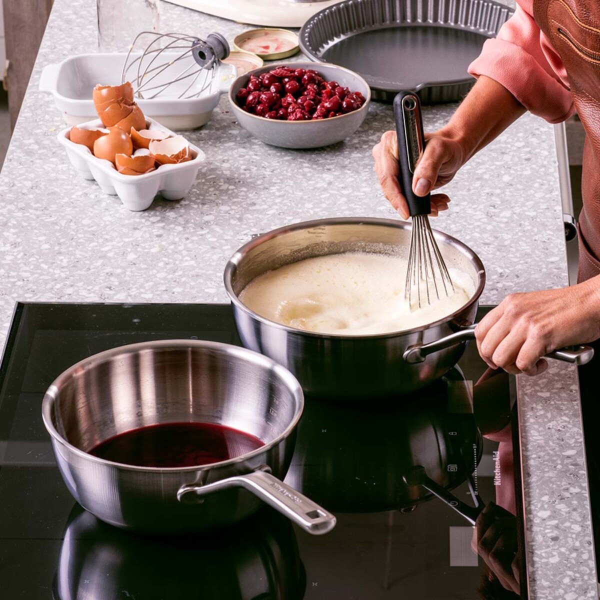 Kitchenaid - Multiply Chef S Pan - Silver - 24 Cm 374L