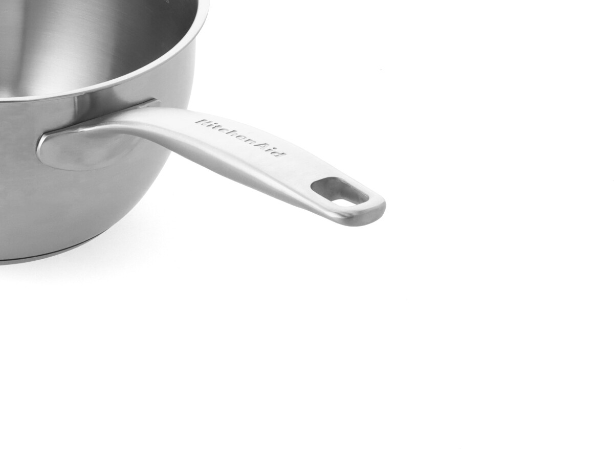 Kitchenaid - Multiply Saucepan With Lid - Silver - 18Cm213L