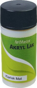 Artmaster - Vandbaseret Akryl Klar Lak - Mat 50 Ml