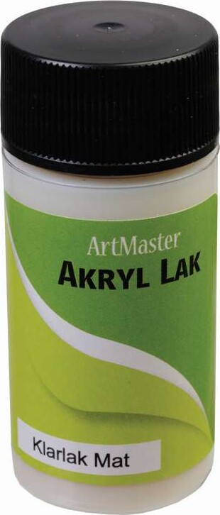 Artmaster - Vandbaseret Akryl Klar Lak - Mat 50 Ml