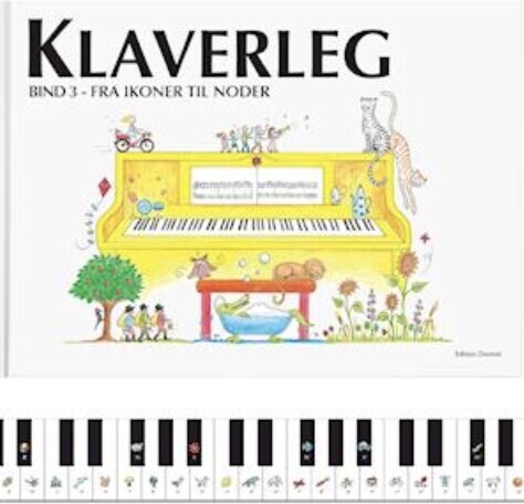 Klaverleg Bind 3 - Fra Ikoner Til Noder Gul