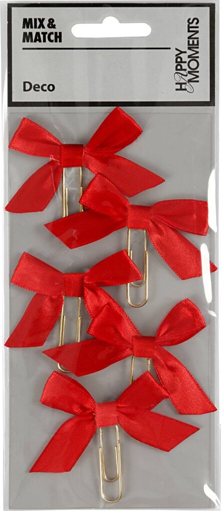 Klips - Str 40X70 Mm - Rød - 5 Stk