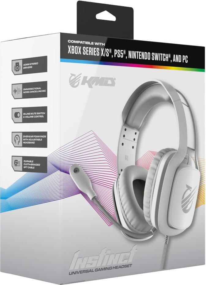Kmd - Instinct Universal Headset - White