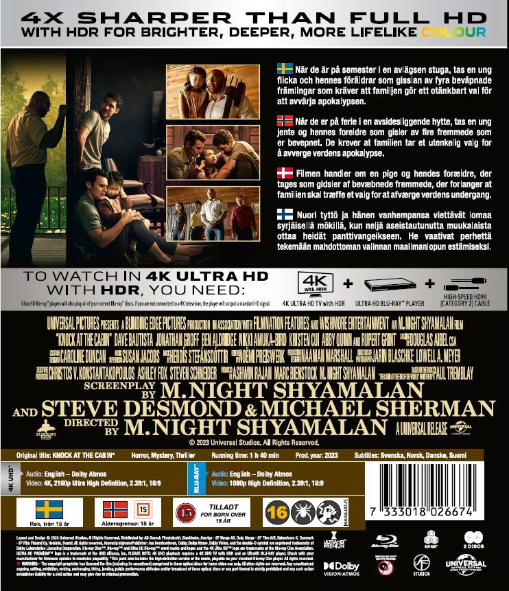 Knock At The Cabin - Steelbook