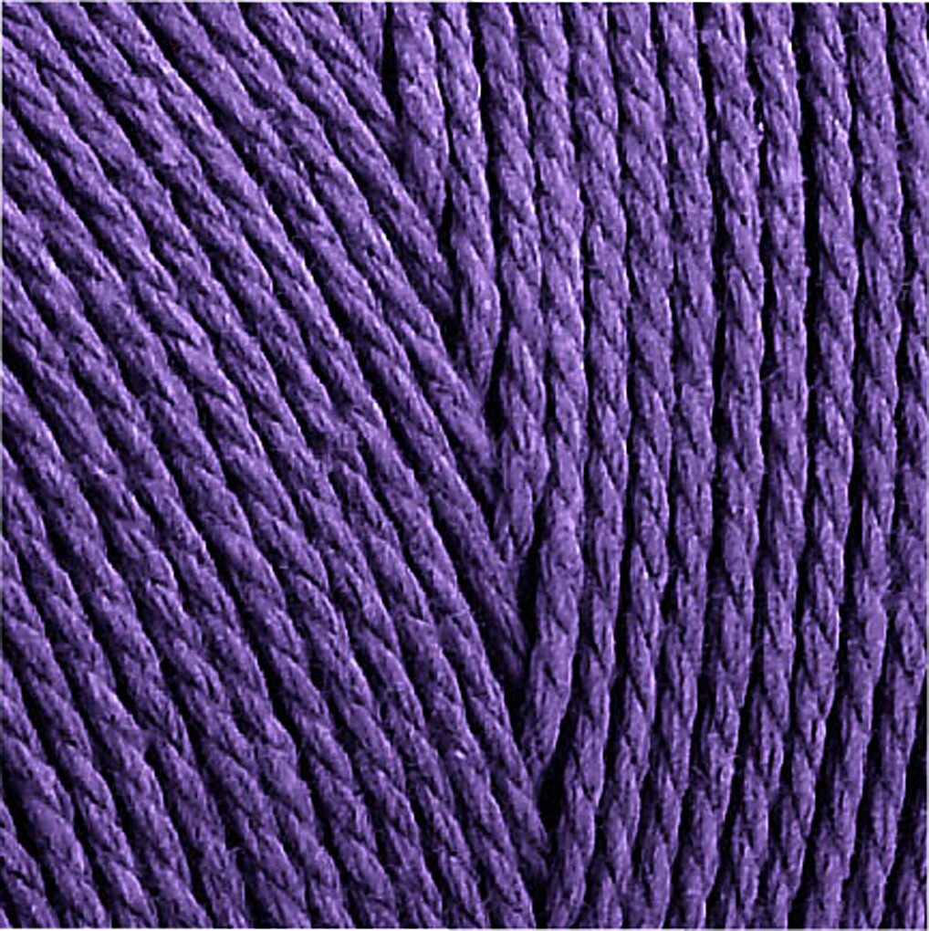 Knyttegarn - Tykkelse 1 Mm - L 315 M - Tynd Kvalitet 1212 - Violet - 220 G
