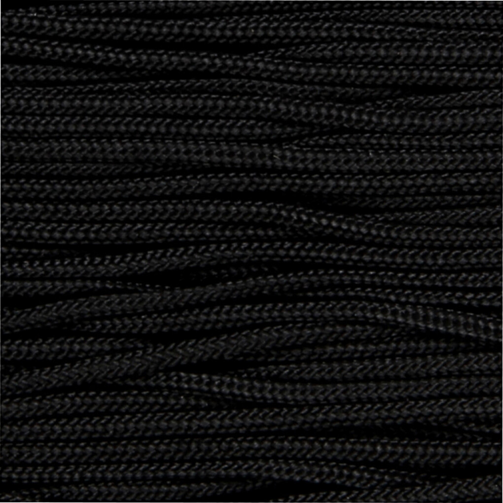 Knyttesnor - Tykkelse 1 Mm - Nylon - Sort - 10 M