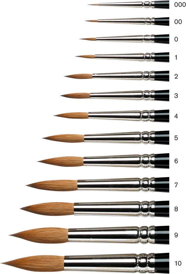 Winsor Newton - Kolinsky Sable Pensel - Series 7 - Str 9