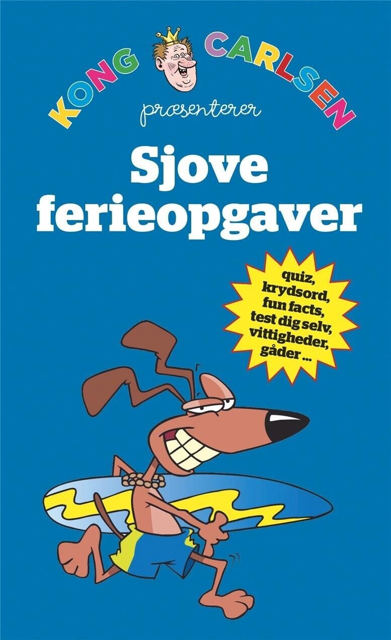 Kong Carlsen - Sjove Ferieopgaver - 5 Stk