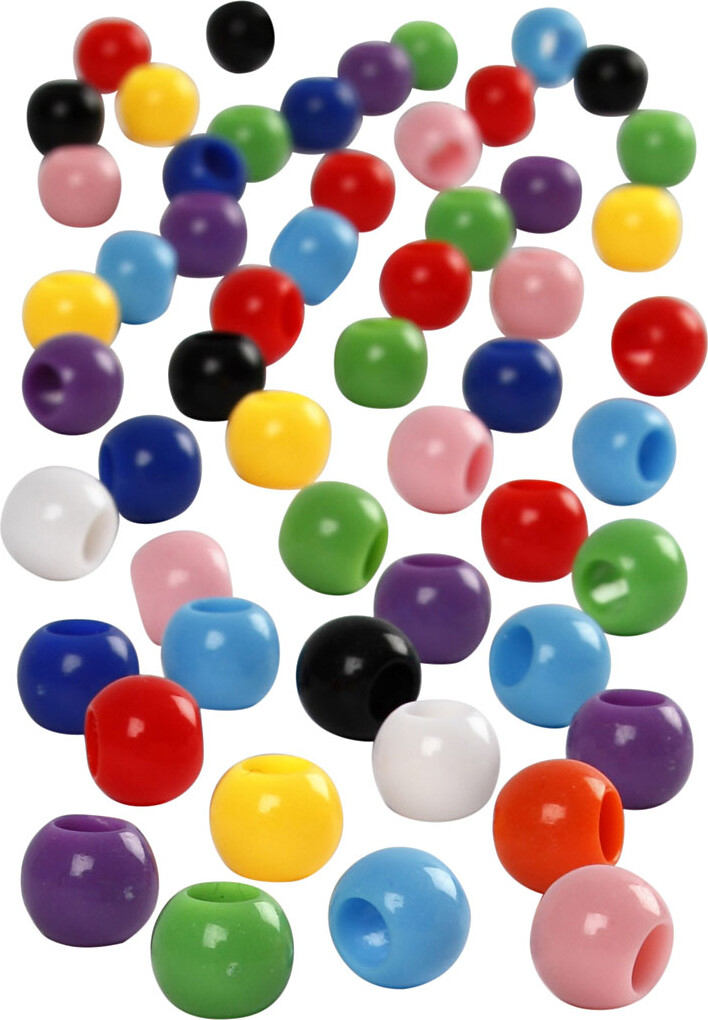 Kongomix - Ø 8 Mm - Hulstr 4 Mm - Assorterede Farver - 700 Ml - 415 G
