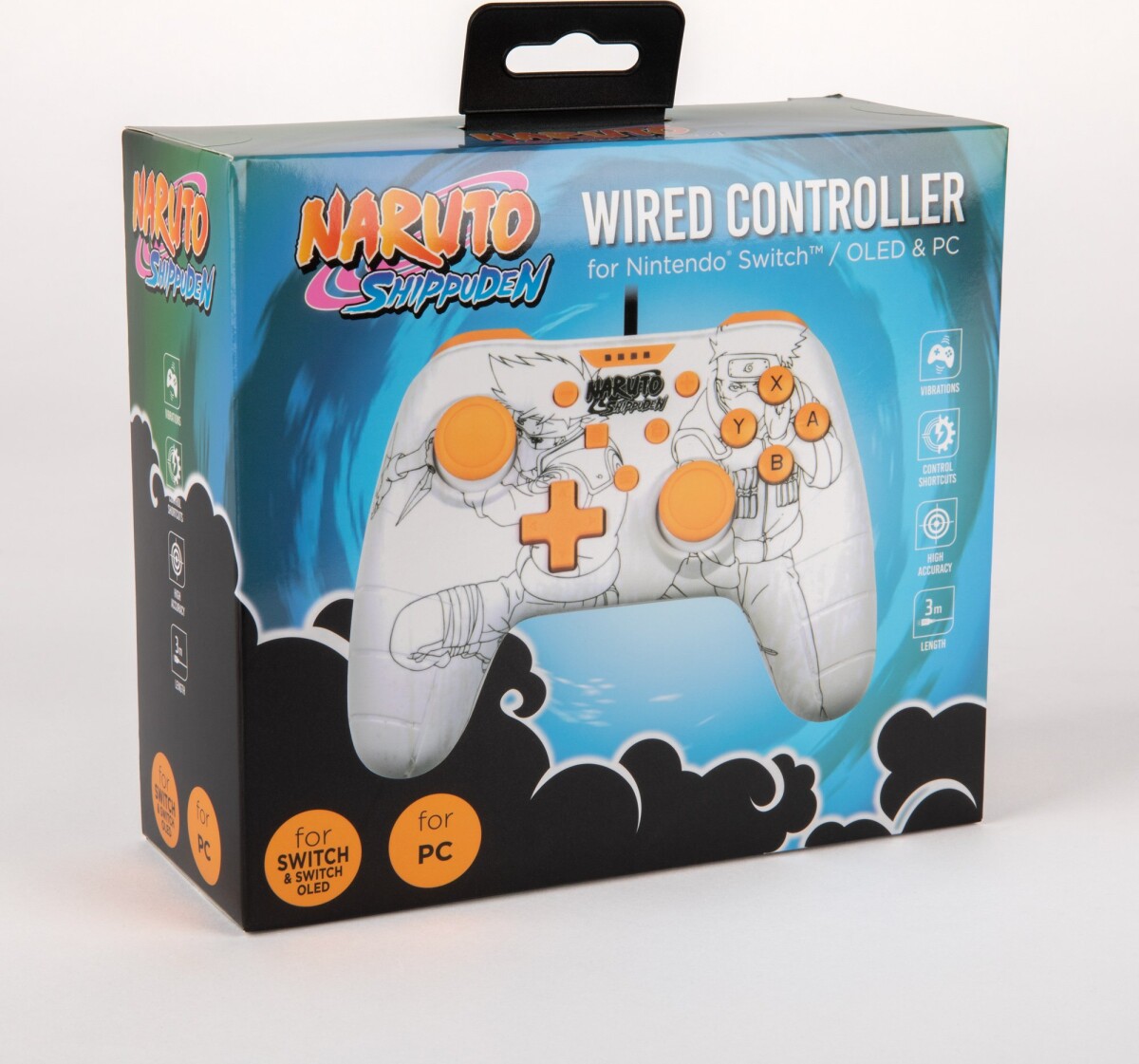 Konix Naruto Wired Switchpc Gamepad White