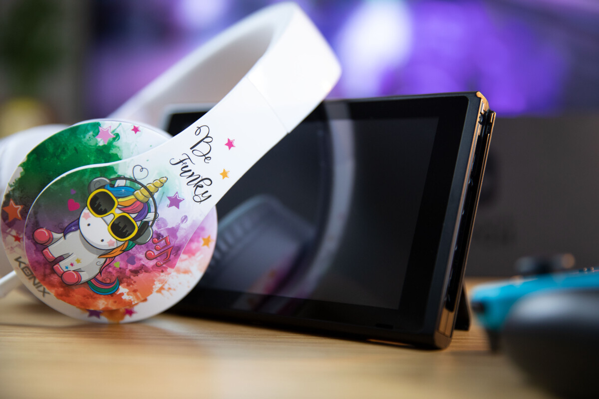 Konix Unik Wired Universal Headset Be Funky