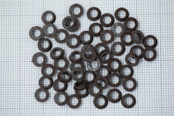 Billing Boats Fittings - Koøje - 4 Mm - 50 Stk - Sort