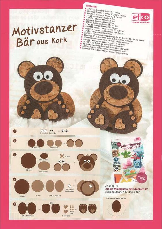 Kork Papir Mosaik 20X25Cm 1 Ark