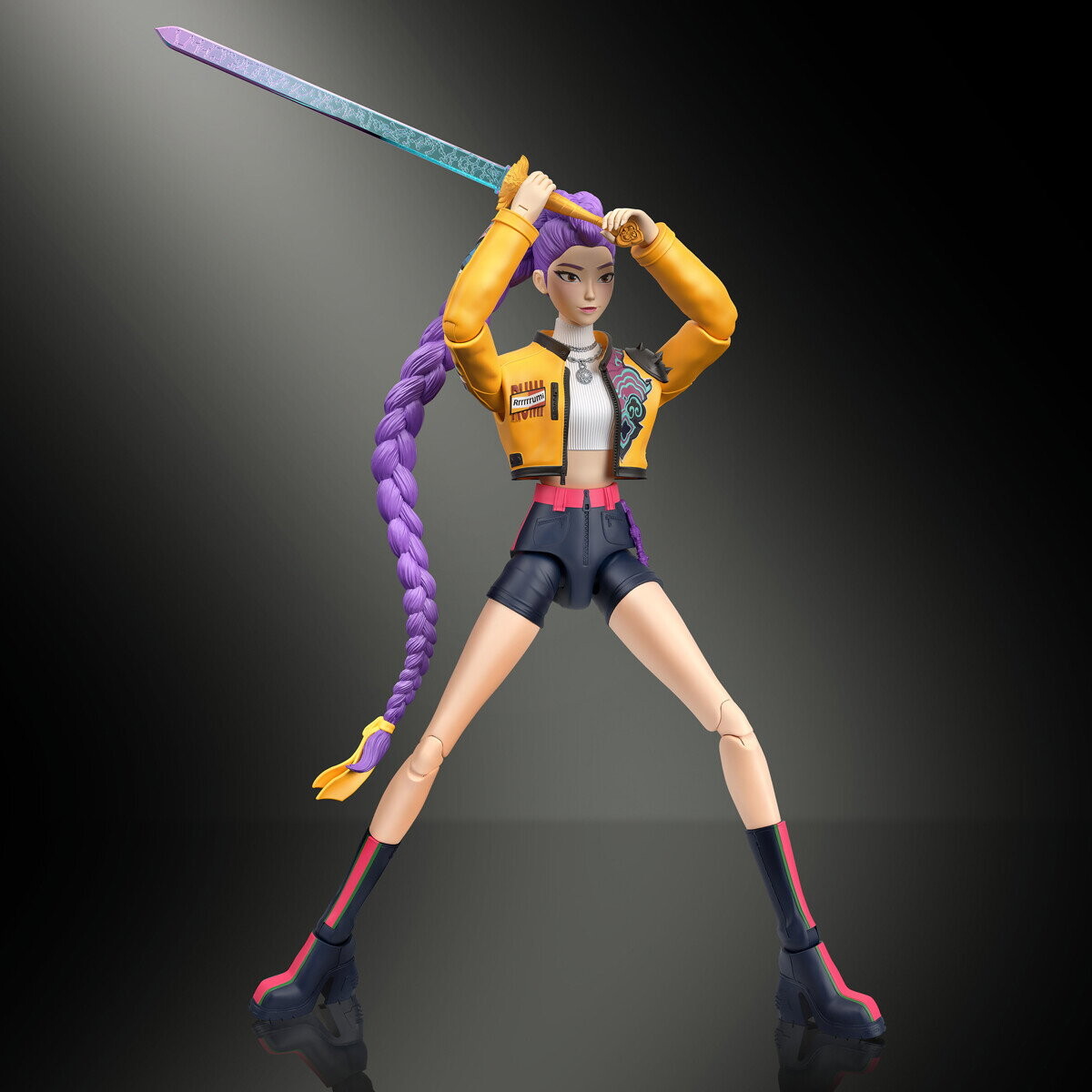 K-Pop Demon Hunters - Rumi Action Core Dukke - 15 Cm
