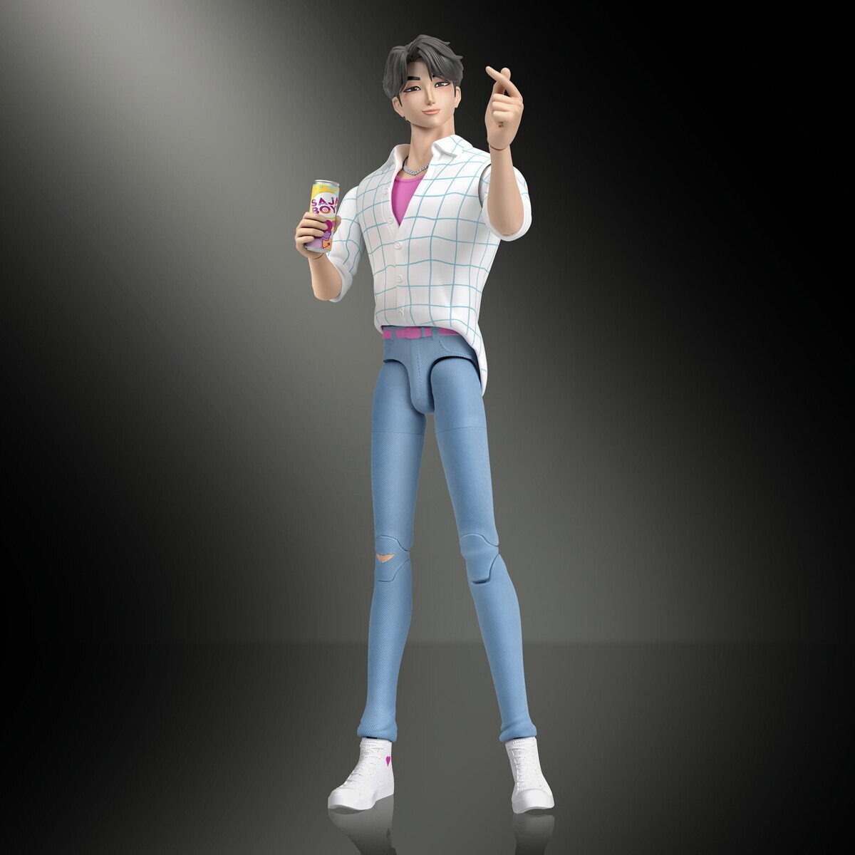 K-Pop Demon Hunters - Jinu Action Dukke - 17 Cm