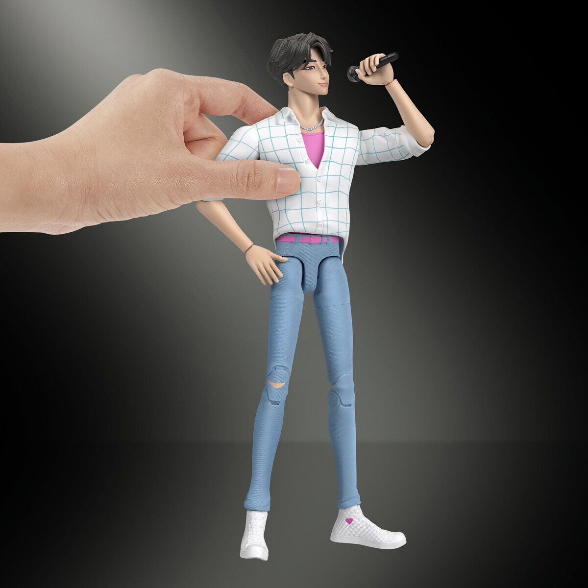K-Pop Demon Hunters - Jinu Action Dukke - 17 Cm