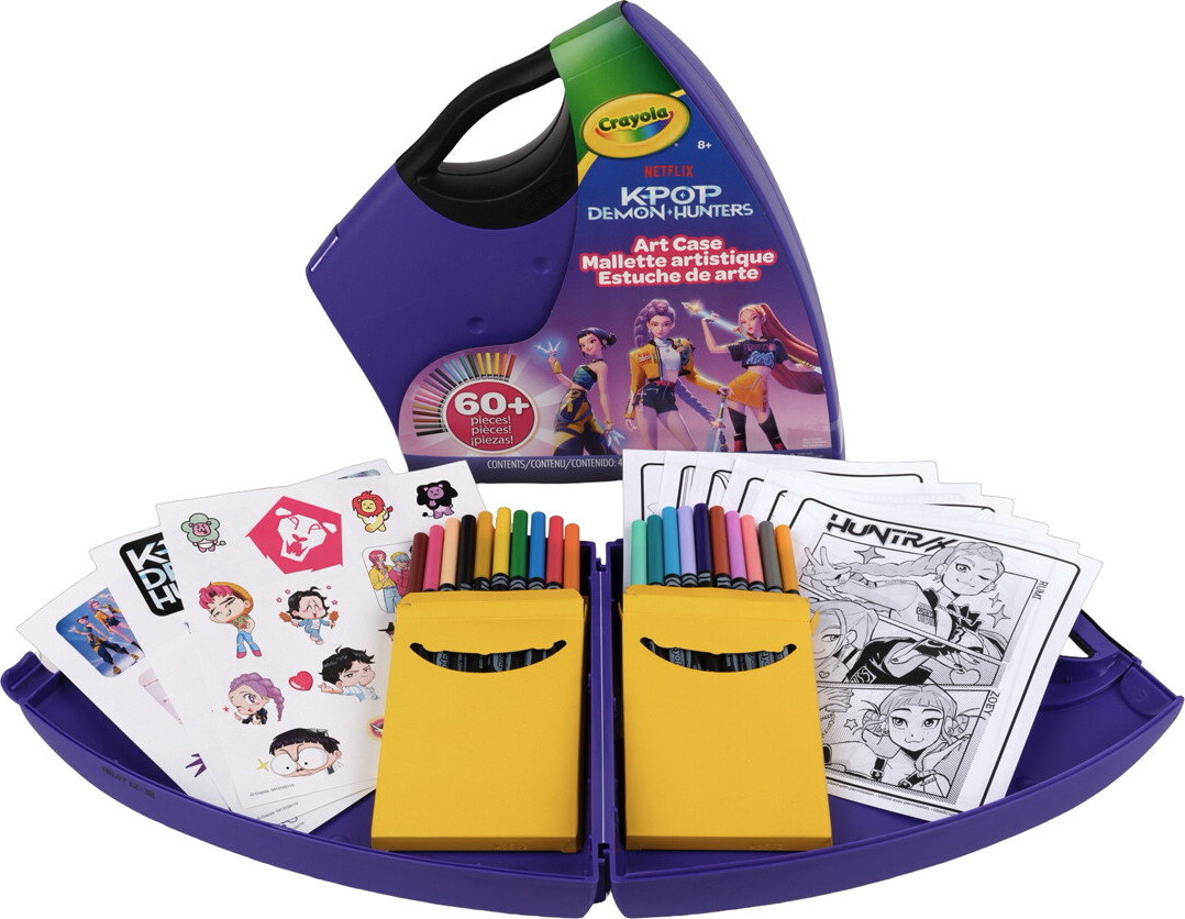 Kpop Demon Hunters Crayola Art Case
