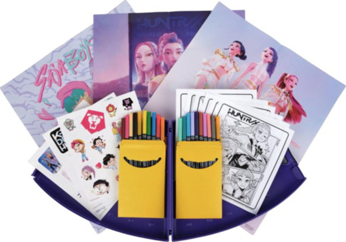 Kpop Demon Hunters Crayola Art Case