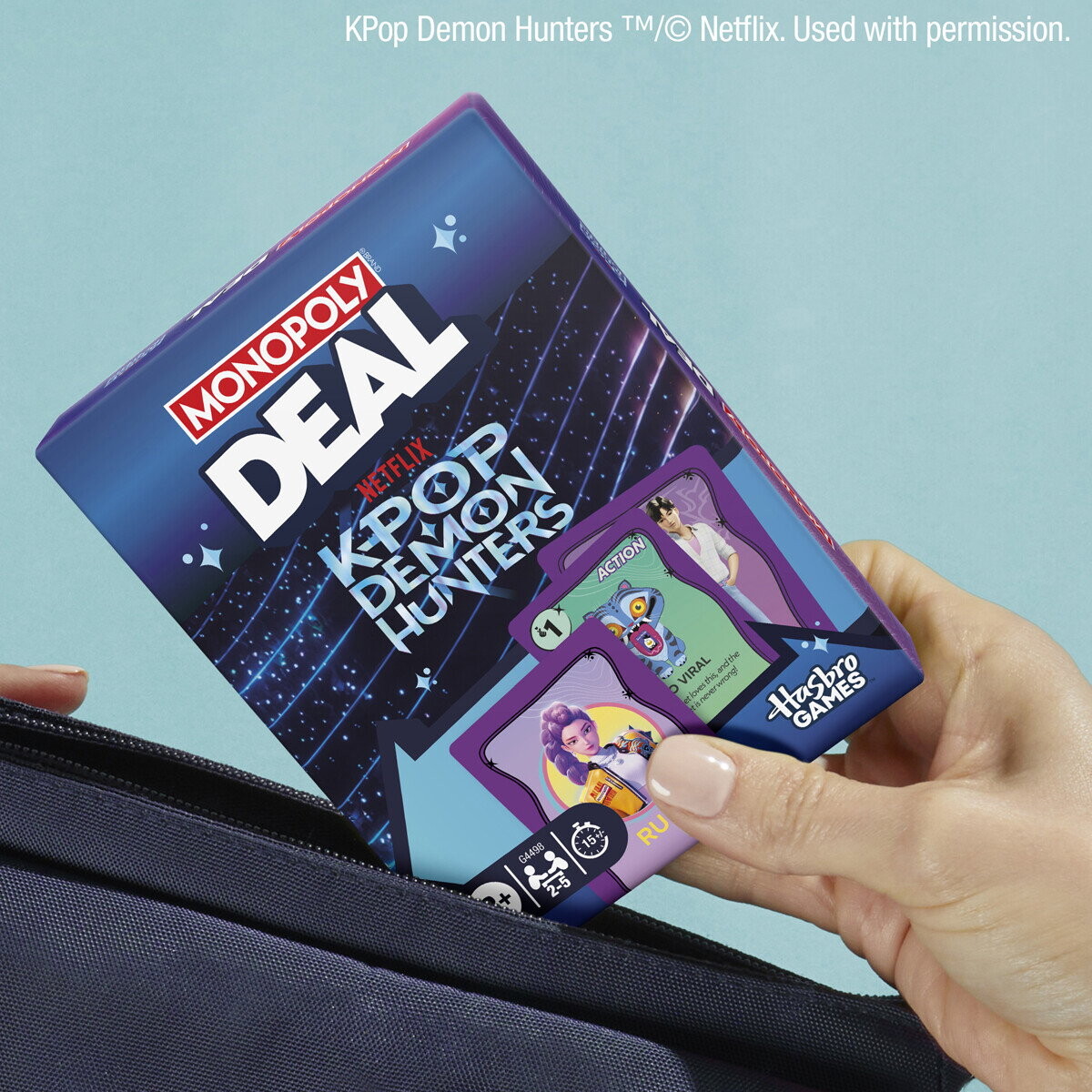 K-Pop Demon Hunters - Monopoly Deal - Hasbro Games G4498