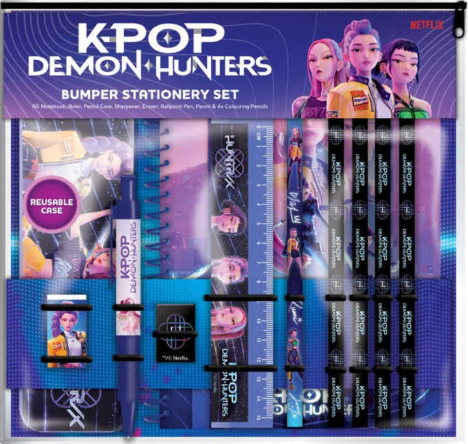 K-Pop Demon Hunters - Skriveartikler Bumper Sæt - A5