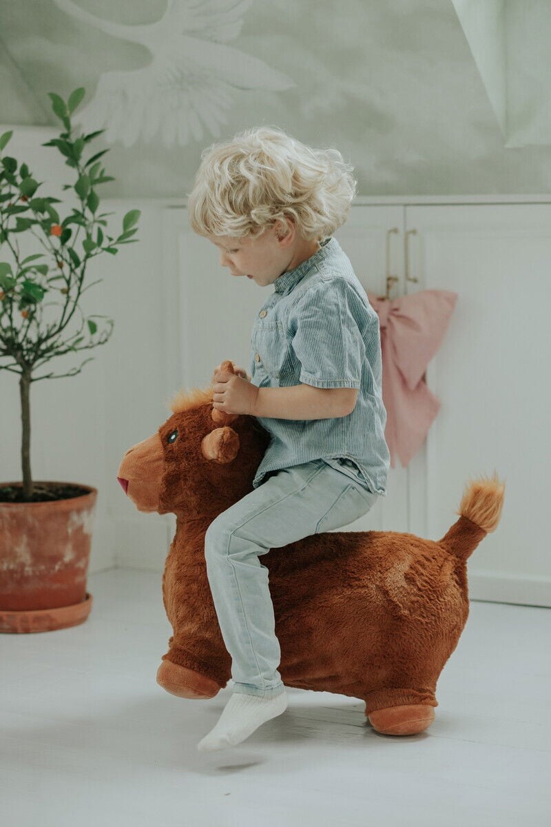 Krea Hop And Bounce Plush Jersey Cow 36-2039