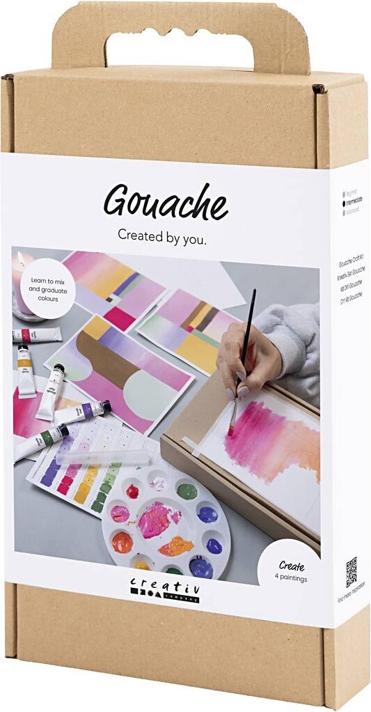 Kreativt Sæt Med Gouache - Malerier - Assorterede Farver