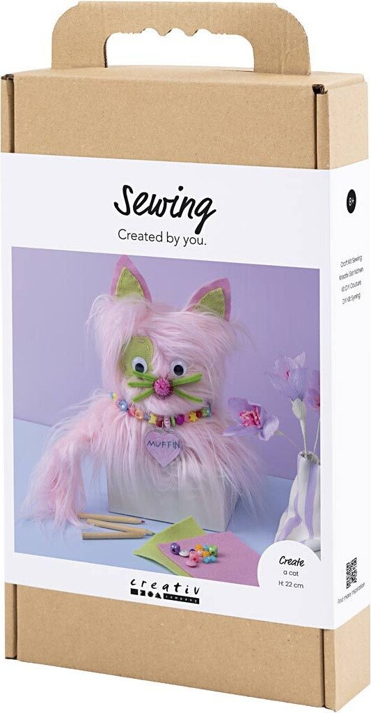 Kreativt Sæt - Syning - Kat - Assorterede Farver