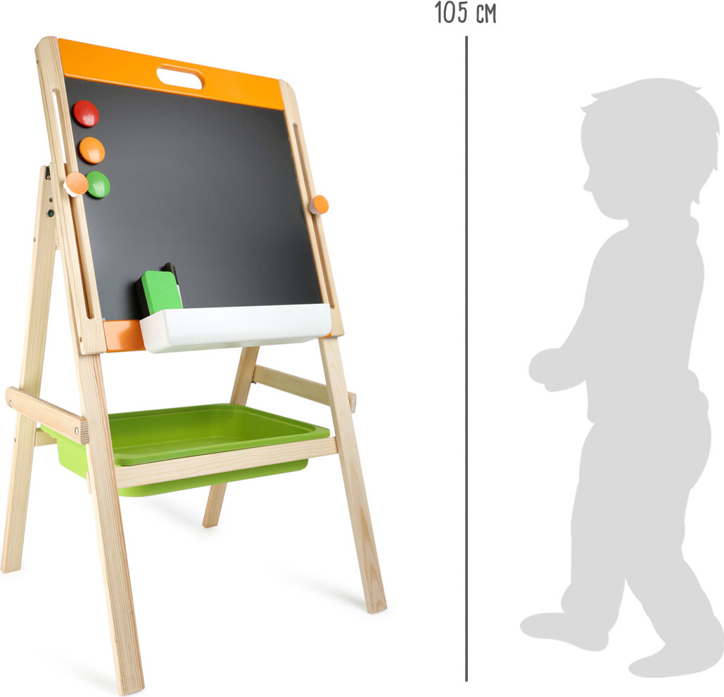 Magnetisk Kridttavle Og Whiteboard Til Børn - Small Foot